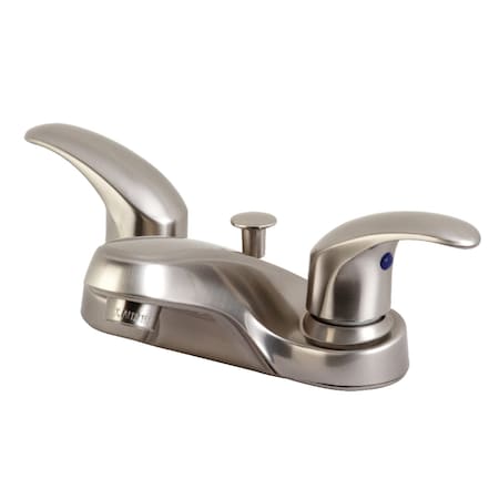 Kingston Brass KB6258LL 4" Centerset Bathroom Faucet, Brushed Nickel KB6258LL